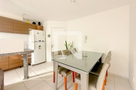 Sala de Jantar de apartamento para alugar com 2 quartos, 55m² em Canasvieiras, Florianópolis