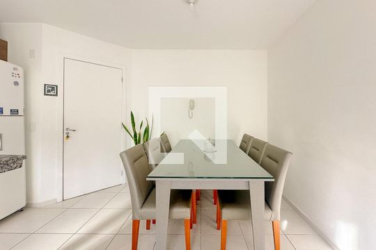Sala de Jantar de apartamento para alugar com 2 quartos, 55m² em Canasvieiras, Florianópolis