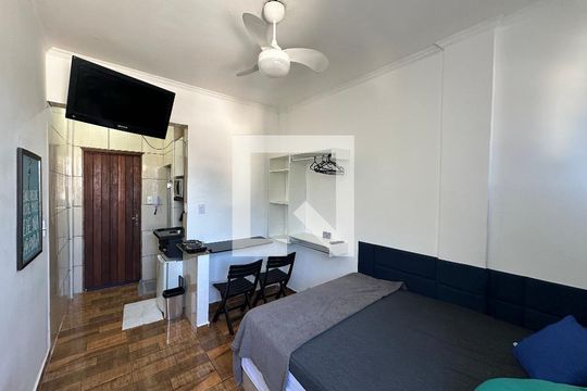 Kitnet de apartamento para alugar com 1 quarto, 15m² em Itararé, São Vicente