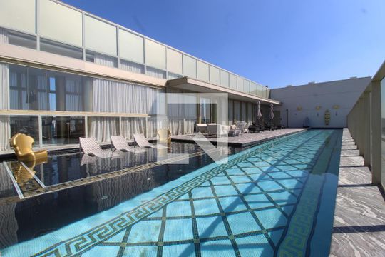 Área Comum - Piscina de kitnet/studio à venda com 1 quarto, 31m² em Indianópolis, São Paulo