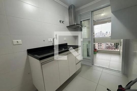 Cozinha de apartamento para alugar com 2 quartos, 70m² em Boqueirão, Santos