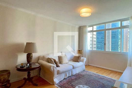 Sala de TV de apartamento para alugar com 3 quartos, 141m² em Jardim Paulista, São Paulo