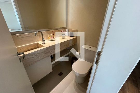 Lavabo de apartamento à venda com 3 quartos, 141m² em Jardim Colombo, São Paulo