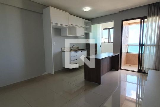 Sala/Cozinha de apartamento para alugar com 1 quarto, 42m² em Jardim Armação, Salvador