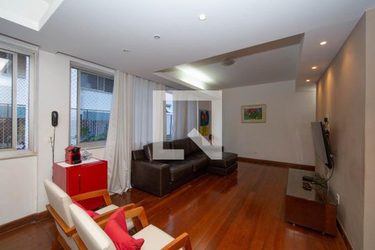 SALA de apartamento à venda com 4 quartos, 170m² em Santa Lúcia, Belo Horizonte