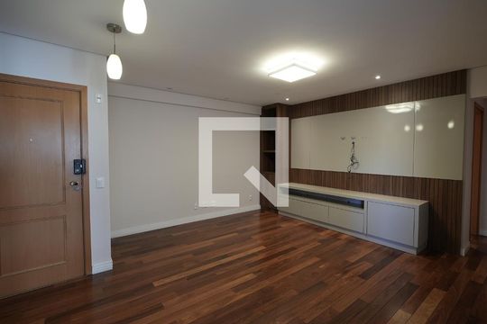Sala de apartamento para alugar com 3 quartos, 130m² em Vila Scarpelli, Santo André