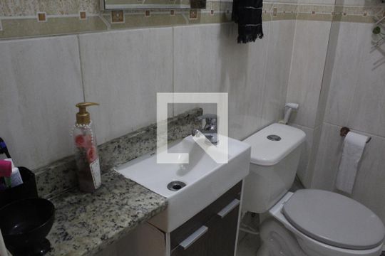 Lavabo de casa de condomínio à venda com 4 quartos, 118m² em Taquara, Rio de Janeiro
