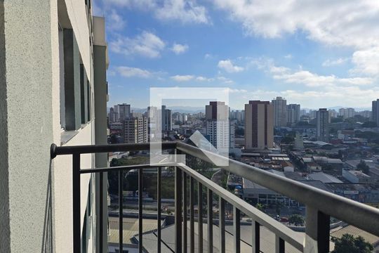 Varanda da Sala de apartamento para alugar com 2 quartos, 38m² em Centro, Guarulhos