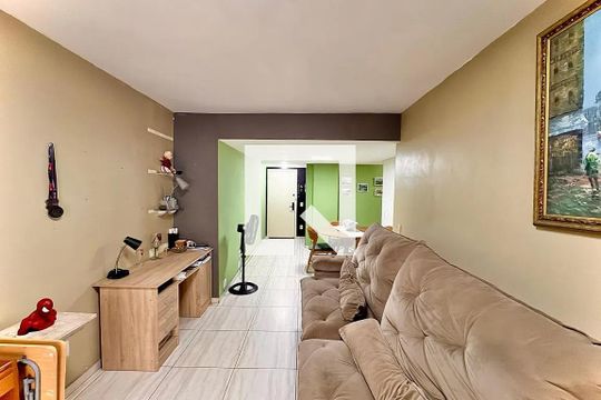 Sala de apartamento à venda com 3 quartos, 120m² em Humaitá, Rio de Janeiro