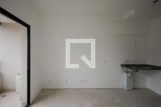Sala - Quarto de kitnet/studio à venda com 1 quarto, 22m² em Santo Amaro, São Paulo