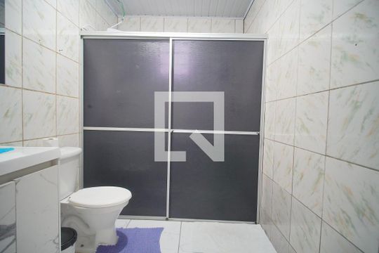 Banheiro de casa para alugar com 1 quarto, 80m² em Santos Dumont, São Leopoldo