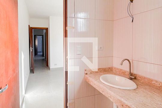 Banheiro da Suíte de casa de condomínio à venda com 3 quartos, 93m² em Jardim Ubirajara, São Paulo