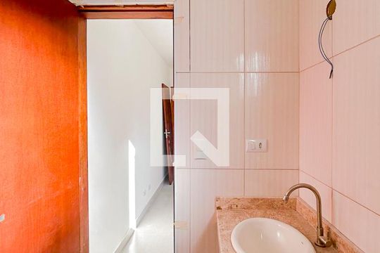 Banheiro da Suíte de casa de condomínio à venda com 3 quartos, 93m² em Jardim Ubirajara, São Paulo