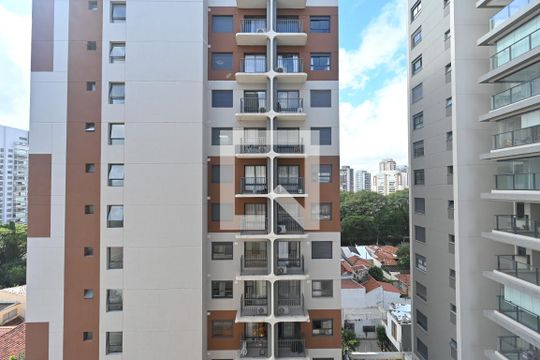 Vista da Sala/Quarto de kitnet/studio à venda com 1 quarto, 21m² em Vila Clementino, São Paulo