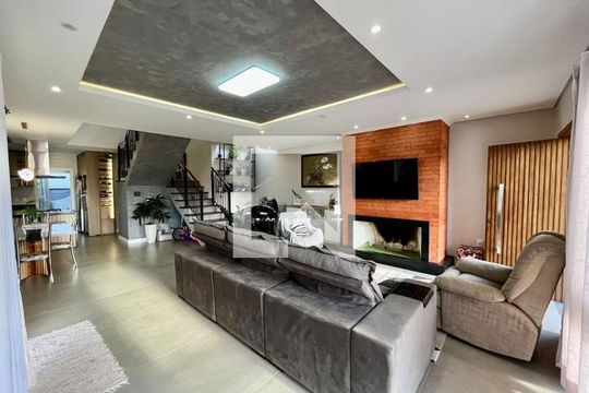 Sala de casa de condomínio para alugar com 4 quartos, 211m² em Centro, Gravataí
