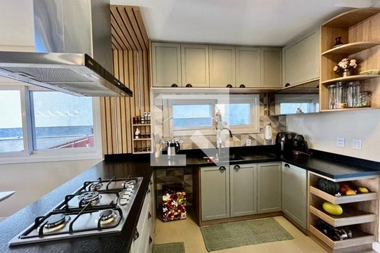 Cozinha de casa de condomínio para alugar com 4 quartos, 211m² em Centro, Gravataí