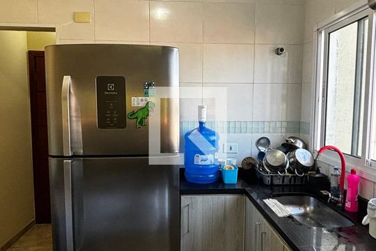 Sala - Cozinha de apartamento à venda com 2 quartos, 104m² em Vila Marina, Santo André