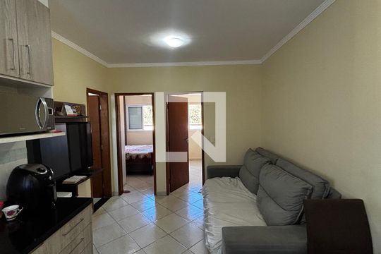 Sala - Cozinha de apartamento à venda com 2 quartos, 104m² em Vila Marina, Santo André