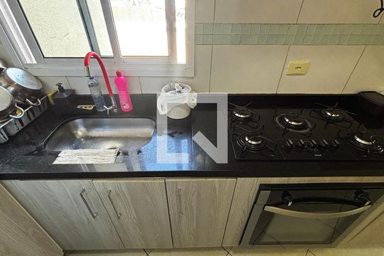 Sala - Cozinha de apartamento à venda com 2 quartos, 104m² em Vila Marina, Santo André