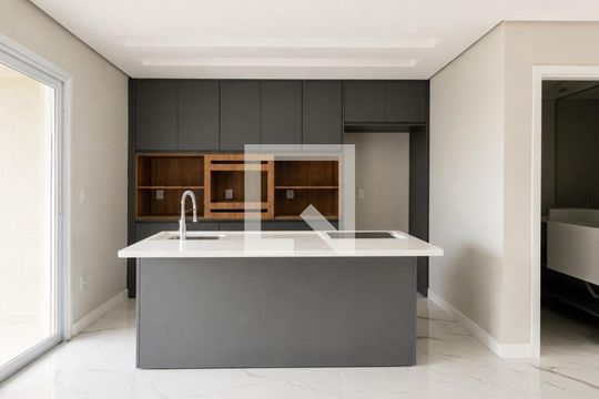 Cozinha de casa de condomínio para alugar com 3 quartos, 78m² em Jansen, Gravataí