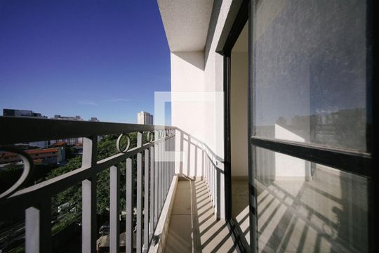 Varanda da  Sala/cozinha de apartamento à venda com 2 quartos, 47m² em Vila Nhocuné, São Paulo