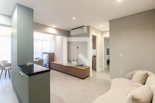 Sala  de apartamento à venda com 2 quartos, 55m² em Tatuapé, São Paulo