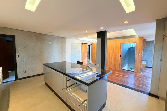 Sala de jantar de casa de condomínio para alugar com 7 quartos, 495m² em Aeroporto, Juiz de Fora