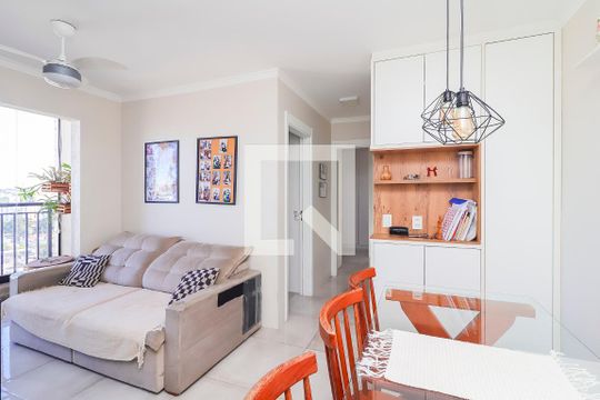 Sala de apartamento à venda com 2 quartos, 54m² em Jardim Norma, São Paulo