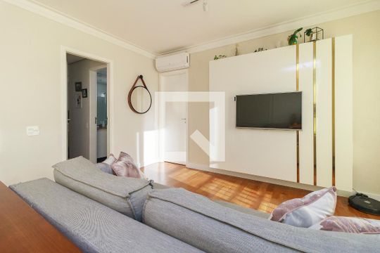 Sala de apartamento à venda com 2 quartos, 101m² em Brooklin Novo, São Paulo