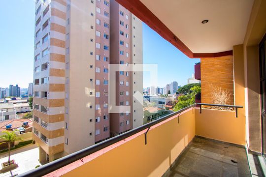 Varanda da sala de apartamento à venda com 4 quartos, 220m² em Jardim Bela Vista, Santo André