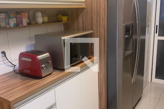Cozinha de apartamento à venda com 3 quartos, 107m² em Indianópolis, São Paulo