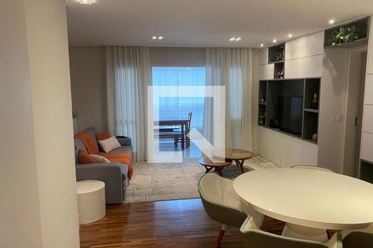Sala de apartamento à venda com 3 quartos, 107m² em Indianópolis, São Paulo
