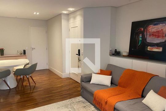 Sala de apartamento à venda com 3 quartos, 107m² em Indianópolis, São Paulo