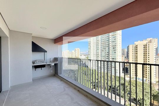 Varanda de apartamento à venda com 3 quartos, 95m² em Santo Amaro, São Paulo