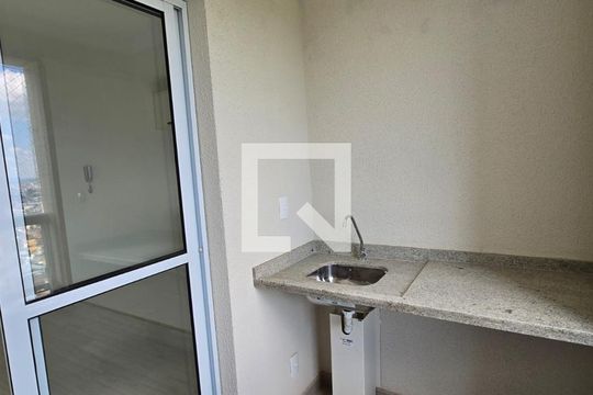 Varanda da Sala/cozinha de apartamento para alugar com 2 quartos, 69m² em Vila Branca, Jacareí