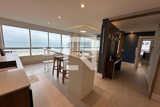 Área gourmet de apartamento para alugar com 4 quartos, 230m² em Itararé, São Vicente