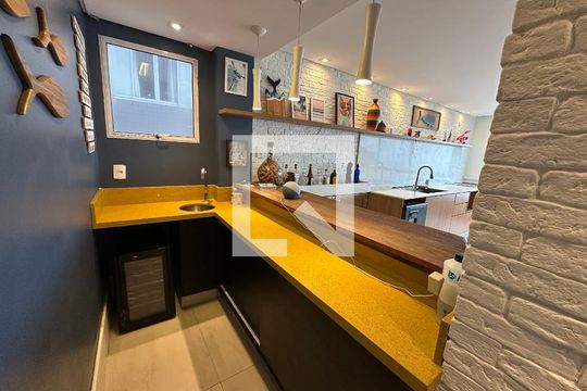 Área gourmet de apartamento para alugar com 4 quartos, 230m² em Itararé, São Vicente