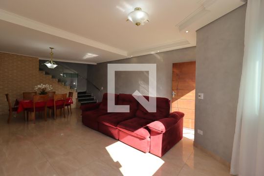Sala de casa à venda com 3 quartos, 252m² em Parque João Ramalho, Santo André