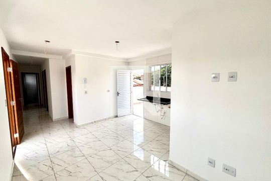 Sala/Cozinha de apartamento à venda com 3 quartos, 100m² em Vila Guilhermina, São Paulo