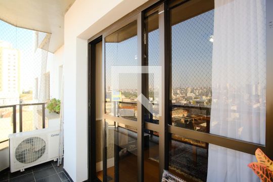 Varanda da Sala de apartamento à venda com 4 quartos, 124m² em Vila Carrão, São Paulo