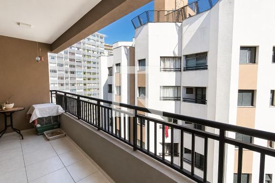 Varanda de apartamento para alugar com 2 quartos, 51m² em Centro Histórico de São Paulo, São Paulo