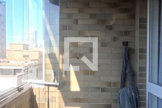 Varanda da Sala de apartamento para alugar com 3 quartos, 100m² em Embaré, Santos