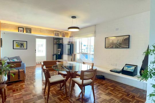 Sala de Jantar de apartamento à venda com 1 quarto, 78m² em Pinheiros, São Paulo