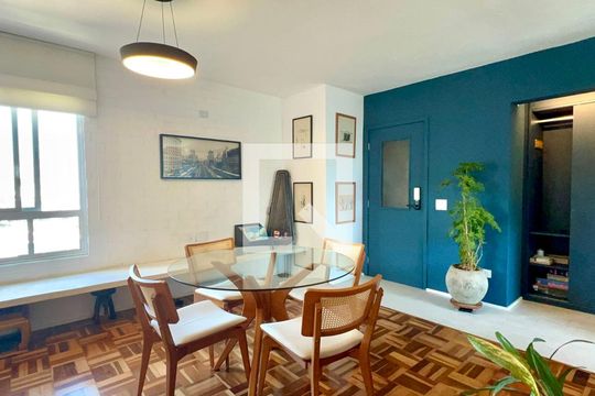 Sala de Jantar de apartamento à venda com 1 quarto, 78m² em Pinheiros, São Paulo