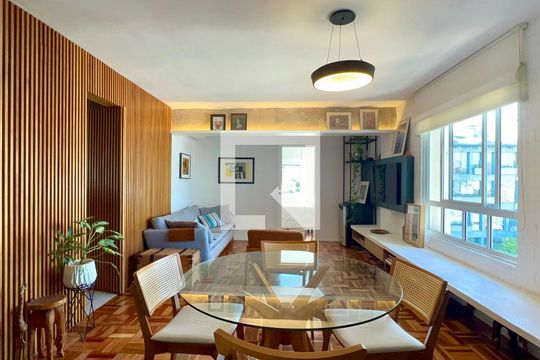 Sala de Jantar de apartamento à venda com 1 quarto, 78m² em Pinheiros, São Paulo