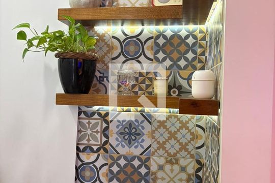 Sala de apartamento para alugar com 3 quartos, 94m² em Centro, Nova Iguaçu