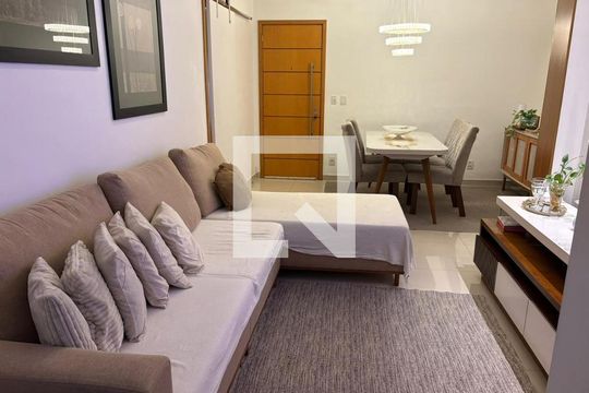 Sala de apartamento para alugar com 3 quartos, 94m² em Centro, Nova Iguaçu