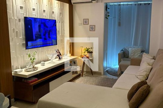 Sala de apartamento para alugar com 3 quartos, 94m² em Centro, Nova Iguaçu