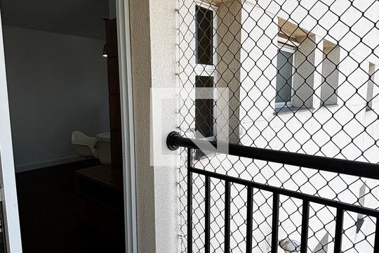 Sala - Sala de Jantar  Varanda de apartamento para alugar com 2 quartos, 67m² em Vila Valparaíso, Santo André