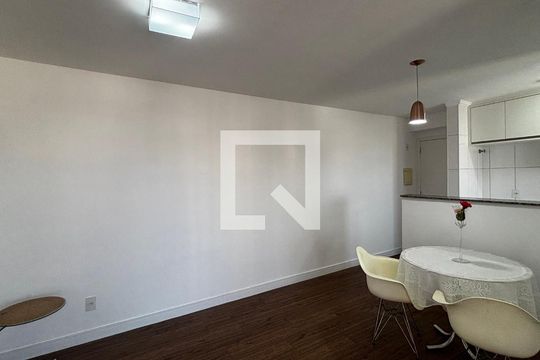Sala - Sala de Jantar  de apartamento para alugar com 2 quartos, 67m² em Vila Valparaíso, Santo André